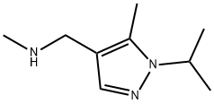 1H-Pyrazole-4-methanamine, N,5-dimethyl-1-(1-methylethyl)- Structure