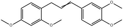 Benzene, 1-[3-(3,4-dimethoxyphenyl)-2-propen-1-yl]-2,4-dimethoxy- 구조식 이미지