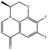 7H-Pyrido[1,2,3-de]-1,4-benzoxazin-7-one, 9,10-difluoro-2,3-dihydro-3-methyl-, (3S)- Structure