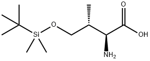 (2S,3R)-2-amino-4-[(tert-butyldimethylsilyl)oxy]-3-methylbutanoic acid Structure