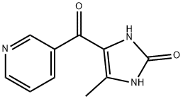 2H-Imidazol-2-one, 1,3-dihydro-4-methyl-5-(3-pyridinylcarbonyl)- Structure