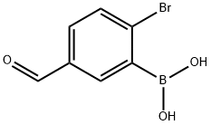 Boronic acid, B-(2-bromo-5-formylphenyl)- Structure