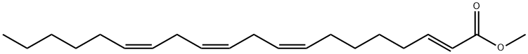 2,8,11,14-Eicosatetraenoic acid, methyl ester, (2E,8Z,11Z,14Z)- Structure