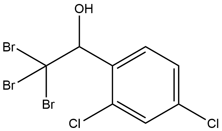 2,4-Dichloro-α-(tribromomethyl)benzenemethanol Structure