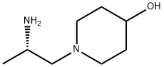 4-Piperidinol, 1-[(2S)-2-aminopropyl]- Structure