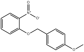 Benzene, 1-[(4-methoxyphenyl)methoxy]-2-nitro- 구조식 이미지