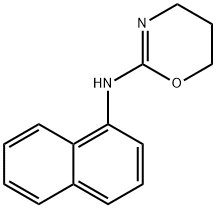N-(Naphthalen-1-yl)-5,6-dihydro-4H-1,3-oxazin-2-amine 구조식 이미지