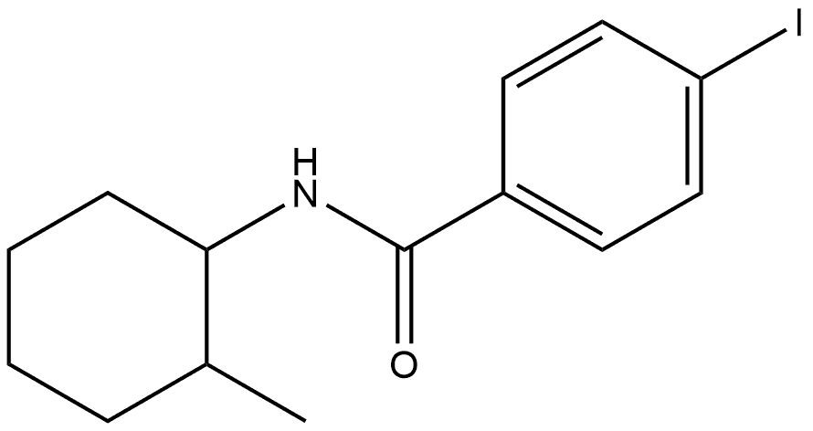 4-Iodo-N-(2-methylcyclohexyl)benzamide Structure