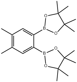 1,3,2-Dioxaborolane, 2,2'-(4,5-dimethyl-1,2-phenylene)bis[4,4,5,5-tetramethyl- 구조식 이미지