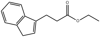 1H-Indene-3-propanoic acid, ethyl ester Structure