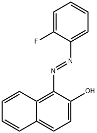 2-Naphthalenol, 1-[(2-fluorophenyl)azo]-, (E)- (9CI) Structure