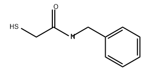 Acetamide, 2-mercapto-N-(phenylmethyl)- Structure