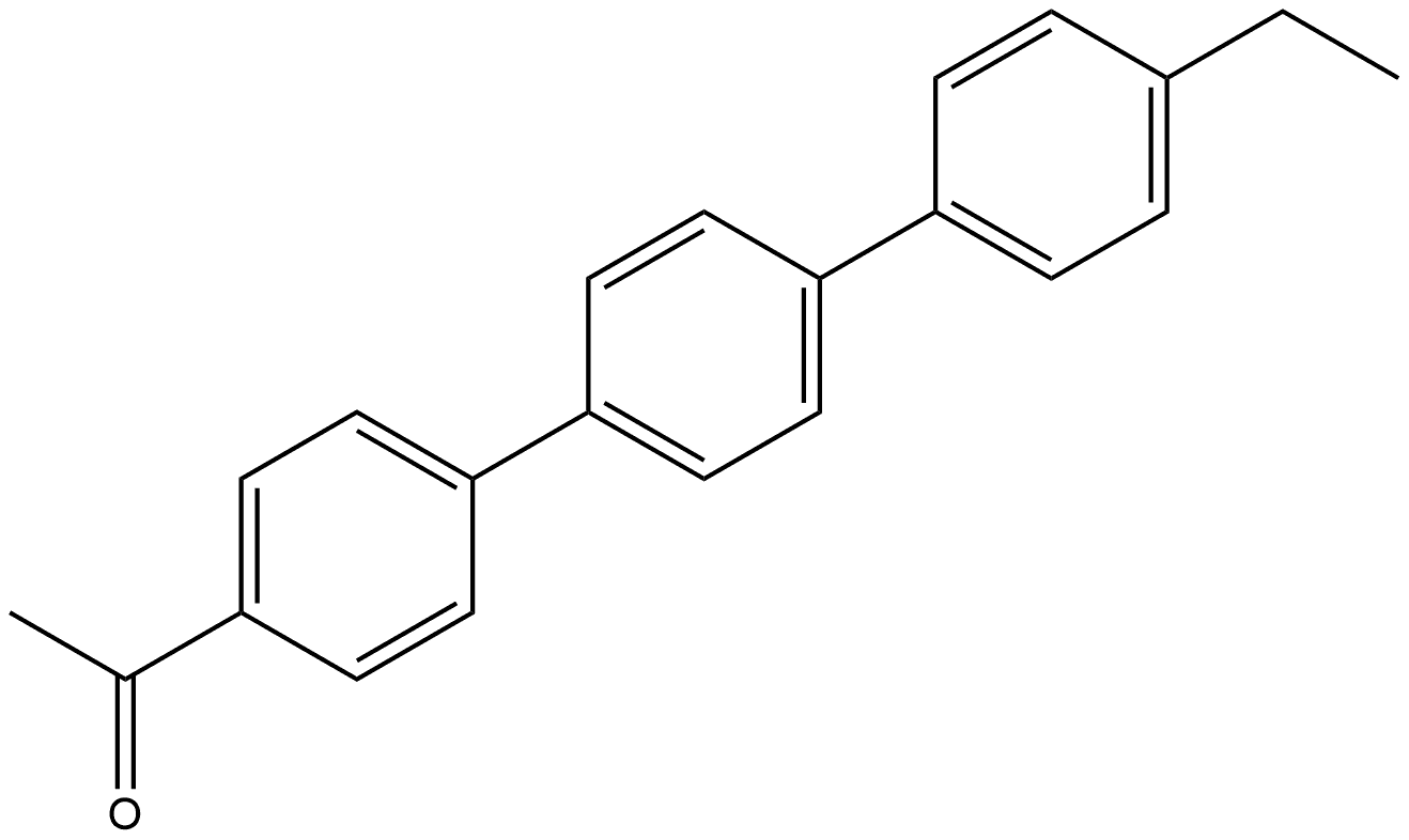 1-(4''-Ethyl[1,1':4',1''-terphenyl]-4-yl)ethanone Structure