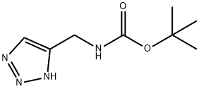 Carbamic acid, N-(1H-1,2,3-triazol-5-ylmethyl)-, 1,1-dimethylethyl ester Structure