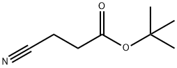 Propanoic acid, 3-cyano-, 1,1-dimethylethyl ester Structure