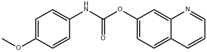 Quinolin-7-yl (4-methoxyphenyl)carbamate Structure