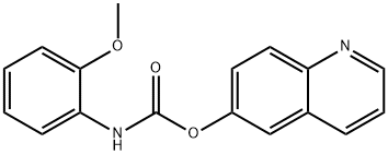 Quinolin-6-yl (2-methoxyphenyl)carbamate Structure