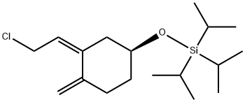 Silane, [[3-(2-chloroethylidene)-4-methylenecyclohexyl]oxy]tris(1-methylethyl)-, [S-(Z)]- (9CI) Structure