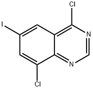 Quinazoline, 4,8-dichloro-6-iodo- Structure