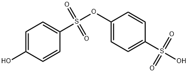 Benzenesulfonic acid, 4-hydroxy-, 4-sulfophenyl ester Structure