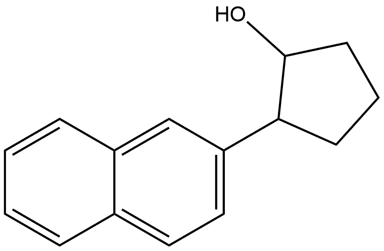 2-(2-Naphthalenyl)cyclopentanol Structure