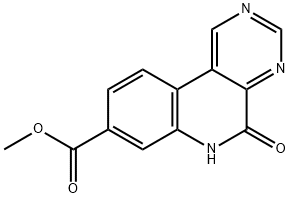 Methyl 5,6-dihydro-5-oxopyrimido[4,5-c]quinoline-8-carboxylate Structure