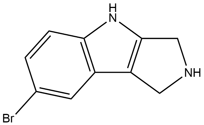 7-bromo-1,2,3,4-tetrahydropyrrolo[3,4-b]indole Structure