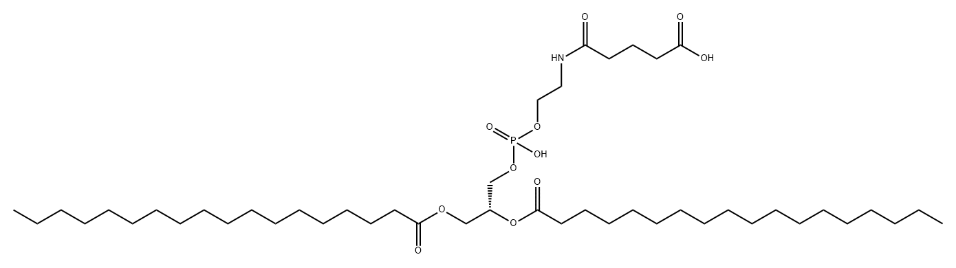 9,11,15-Trioxa-6-aza-10-phosphatritriacontanoic acid, 10-hydroxy-5,16-dioxo-13-[(1-oxooctadecyl)oxy]-, 10-oxide, (13R)- Structure