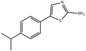 2-Thiazolamine, 5-[4-(1-methylethyl)phenyl]- Structure