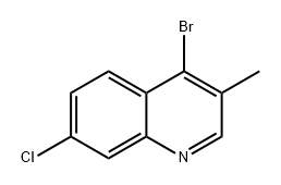 Quinoline, 4-bromo-7-chloro-3-methyl- Structure