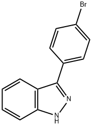 1H-Indazole, 3-(4-bromophenyl)- Structure