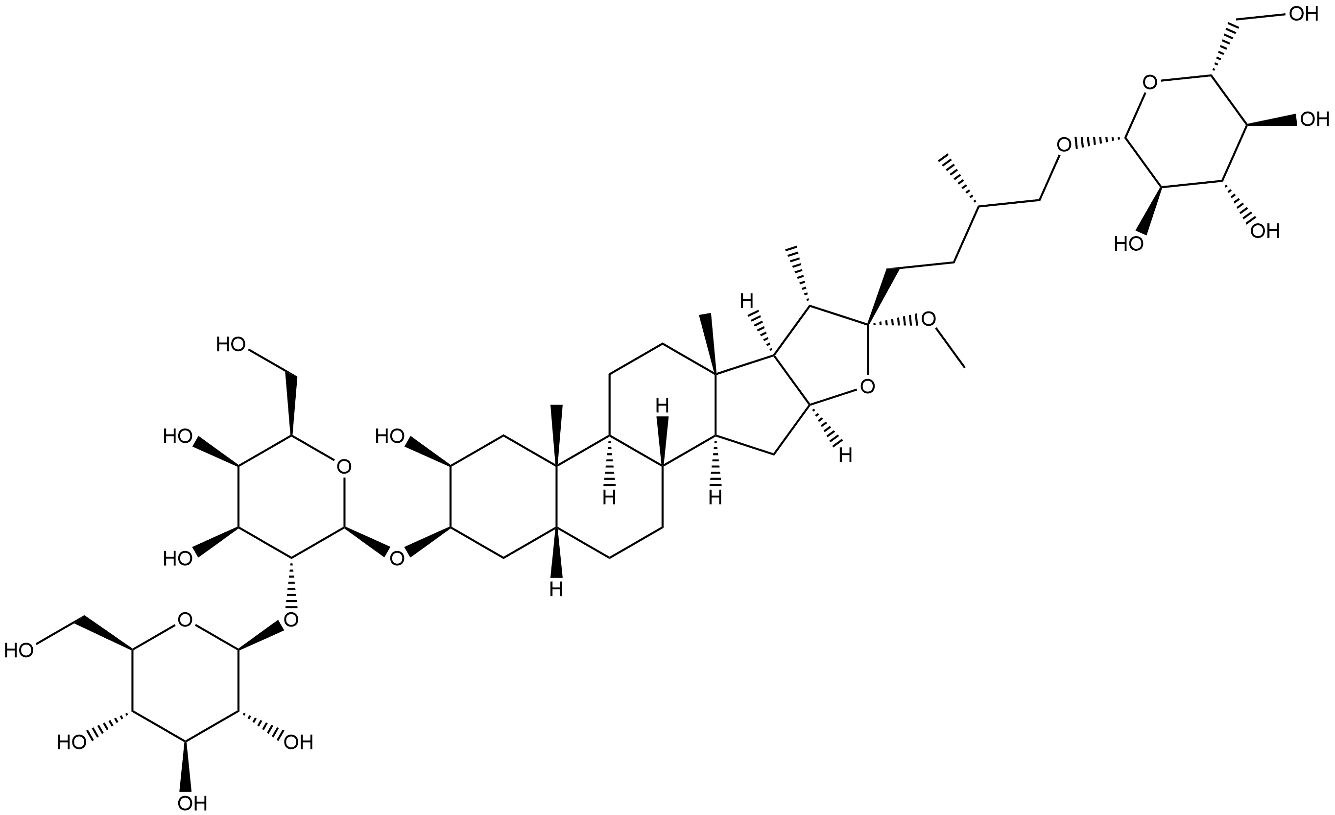 Timosaponin O Structure