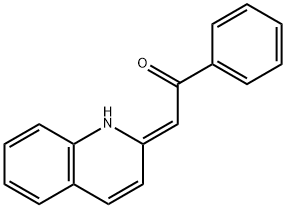 (Z)-1-Phenyl-2-(quinolin-2(1H)-ylidene)ethanone Structure