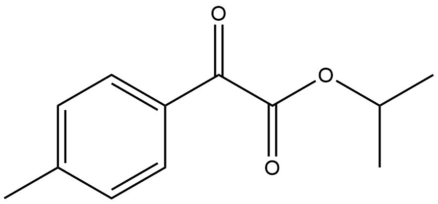 Benzeneacetic acid, 4-methyl-α-oxo-, 1-methylethyl ester Structure