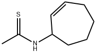 Ethanethioamide, N-2-cyclohepten-1-yl- Structure