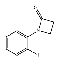 2-Azetidinone, 1-(2-iodophenyl)- 구조식 이미지