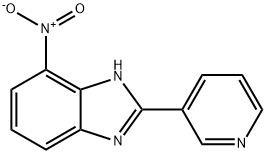 1H-Benzimidazole, 7-nitro-2-(3-pyridinyl)- Structure