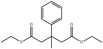 Pentanedioic acid, 3-methyl-3-phenyl-, 1,5-diethyl ester 구조식 이미지