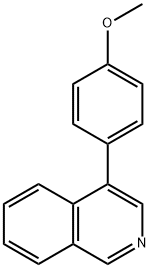 4-(4-Methoxyphenyl)isoquinoline 구조식 이미지