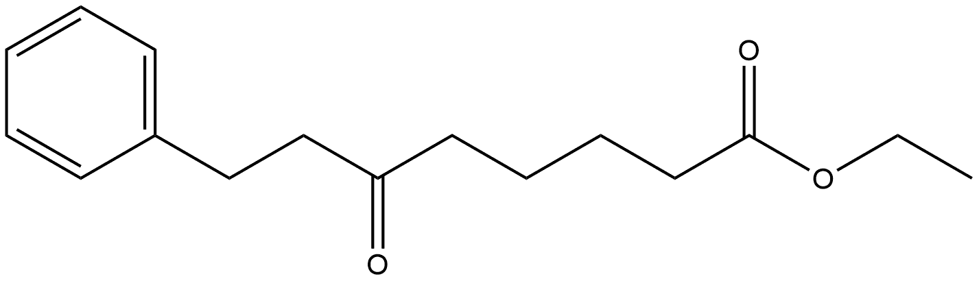 Benzeneoctanoic acid, ε-oxo-, ethyl ester 구조식 이미지