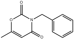 2H-1,3-Oxazine-2,4(3H)-dione, 6-methyl-3-(phenylmethyl)- Structure