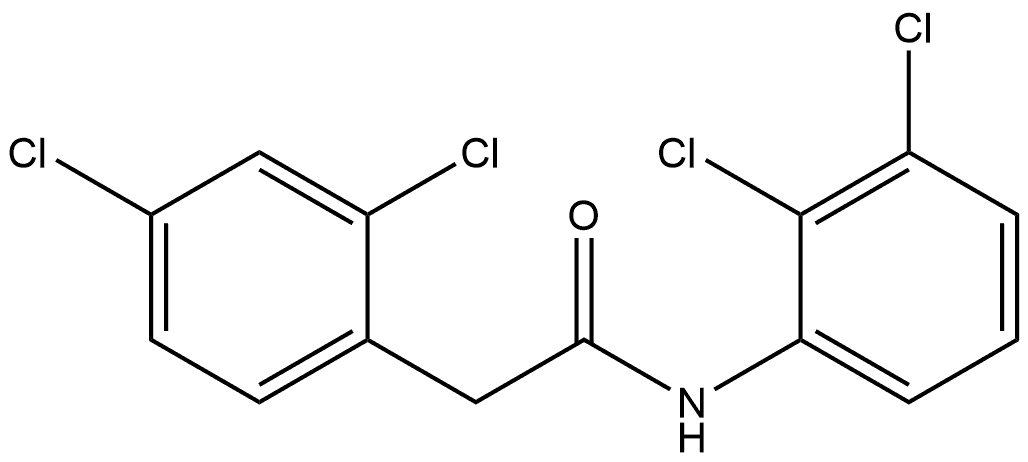 2,4-Dichloro-N-(2,3-dichlorophenyl)benzeneacetamide Structure