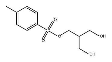 1,3-Propanediol, 2-(hydroxymethyl)-, 1-(4-methylbenzenesulfonate) 구조식 이미지