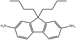 9H-Fluorene-2,7-diamine, 9,9-dibutyl- Structure