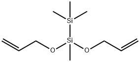 Disilane, 1,1,1,2-tetramethyl-2,2-bis(2-propen-1-yloxy)- Structure