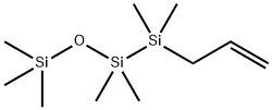 Disiloxane, 1-(dimethyl-2-propen-1-ylsilyl)-1,1,3,3,3-pentamethyl- 구조식 이미지