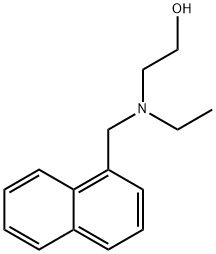 Ethanol, 2-[ethyl(1-naphthalenylmethyl)amino]- Structure