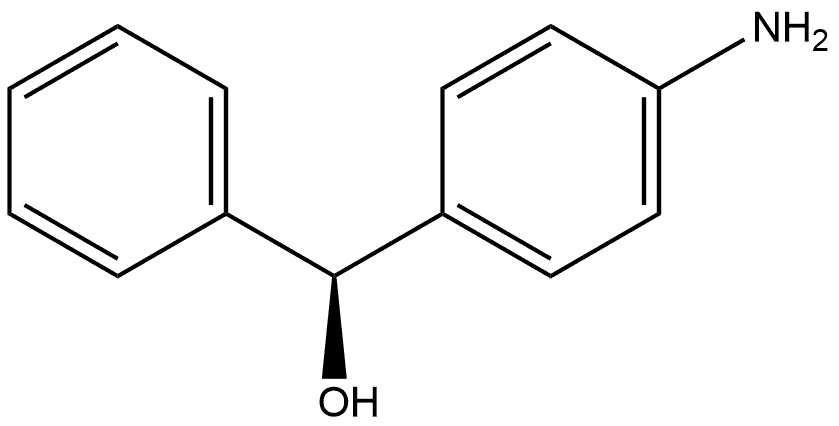 Benzenemethanol, 4-amino-α-phenyl-, (αS)- Structure