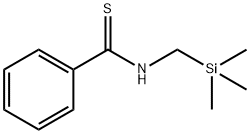 N-((Trimethylsilyl)methyl)benzothioamide 구조식 이미지