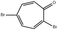 2,4,6-Cycloheptatrien-1-one, 2,5-dibromo- Structure